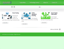 Tablet Screenshot of kamaainatechnologies.com